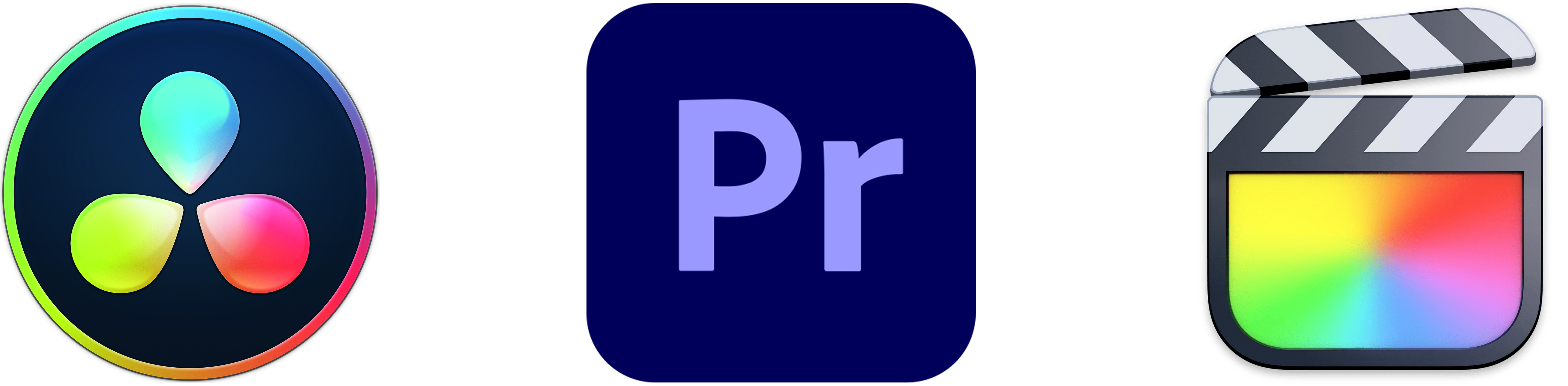 DaVinci Resolve, Premiere Pro, Final Cut Pro compatibility